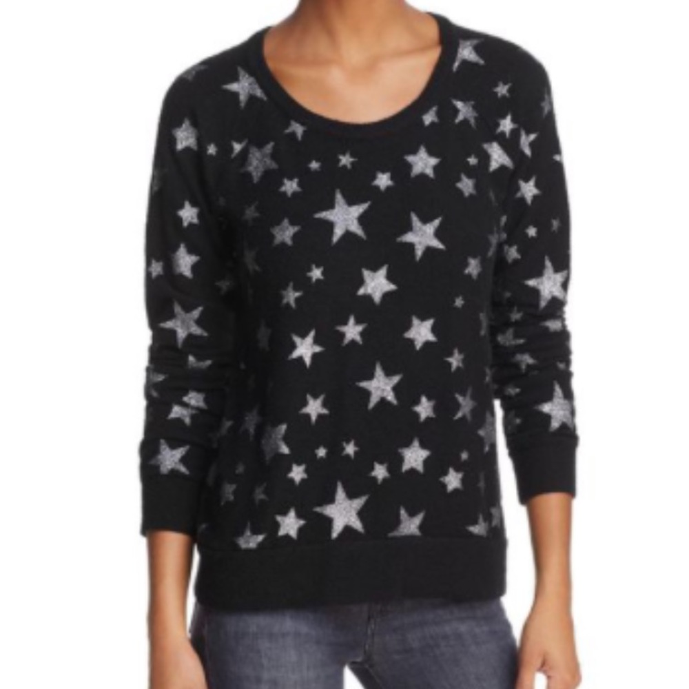 (NWT) Chaser | Star Fleece Sparkle Pullover